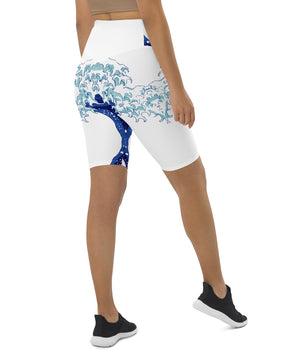 The greatest wave Biker Shorts