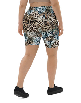 TIGER SKIN Biker Shorts