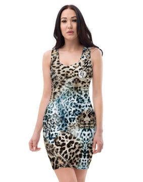 Tiger skin Bodycon dress