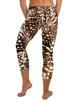 Bird skin Capri Leggings