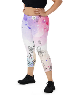 Aquarell Capri Leggings