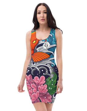 Koi fish Sublimation Cut & Sew Dress