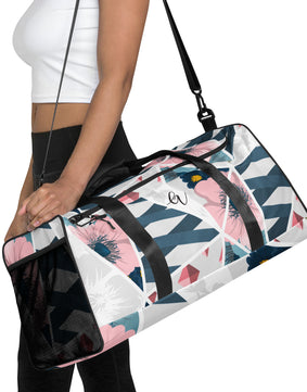 Peach Petals Duffle bag