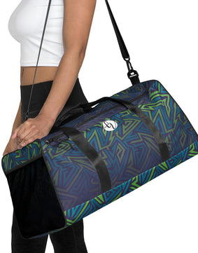 Purple Green Duffle bag