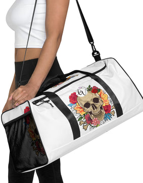 Skeletal Flower Duffle bag