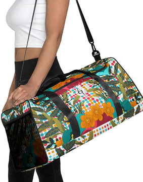 Floral Flame Duffle bag