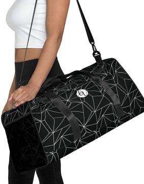 Black and White abstract Duffle bag