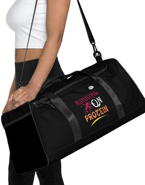 Running on Protein Duffle bag