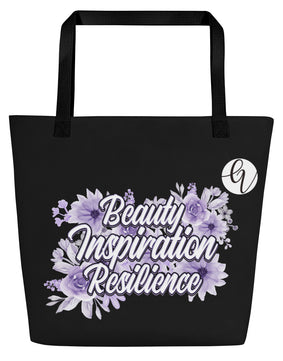 Beauty inspiration All-Over Print Large Tote Bag