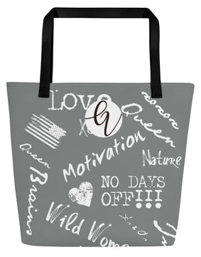 Resilience All-Over Print Large Tote Bag