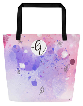 Aquarell All-Over Print Large Tote Bag