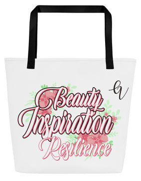 Resilience All-Over Print Large Tote Bag