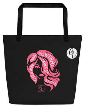 Fearless All-Over Print Large Tote Bag