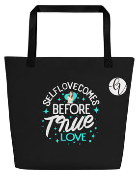 Self Love All-Over Print Large Tote Bag