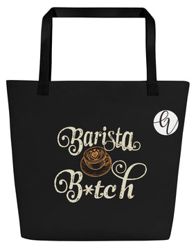 Barista All-Over Print Large Tote Bag