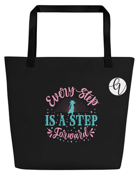 Steps All-Over Print Large Tote Bag