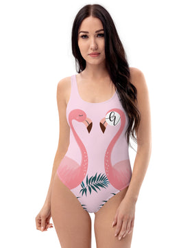 Flamingos  One-Piece Swimsuit