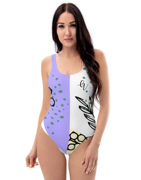 Violet periwinkle One-Piece Swimsuit