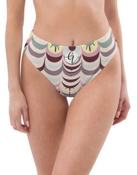 Owl high-waisted bikini bottom