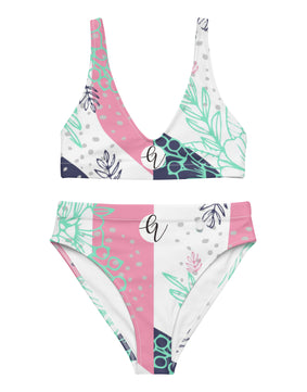 Garden peak high-waisted bikini