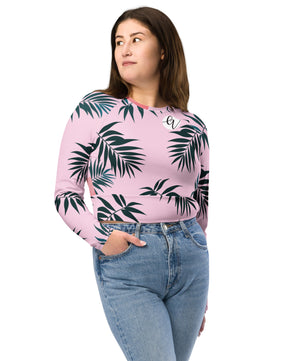 Flemingos Recycled long-sleeve crop top