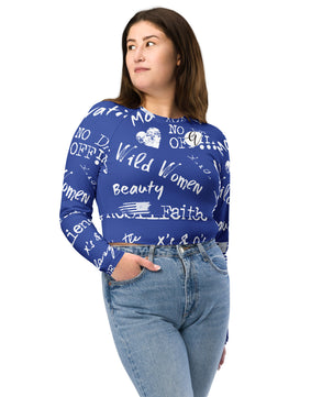 Resilience Recycled long-sleeve crop top