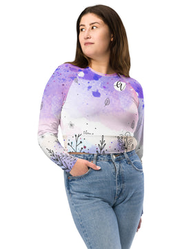 Aquarell Recycled long-sleeve crop top