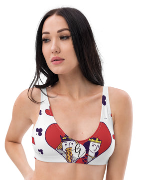 Kings of heart padded bikini top