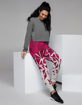 Red ruby mosaic Women's Joggers