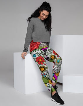 The sugar skull Women's Joggers