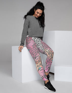 Cheetah printed Women's Joggers