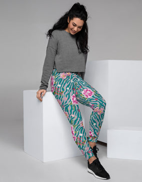 Green blossom Women's Joggers