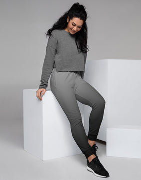 Greyish coloured Women's Joggers