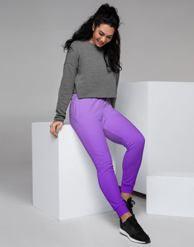 Purple coloured Women's Joggers