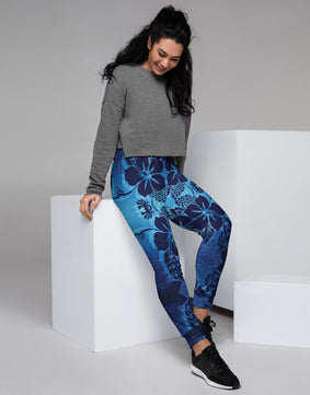 Blue coloured Women's Joggers