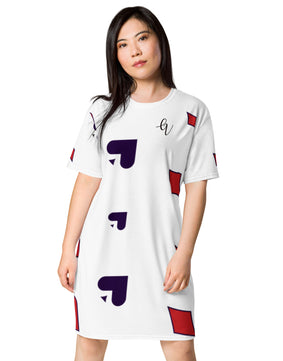 King of heart T-shirt dress