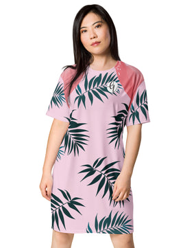 Flamingos T-shirt dress