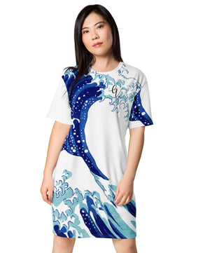 The great wave T-shirt dress