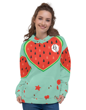 Watermelon heart Hoodie