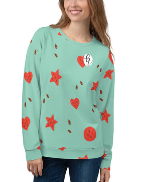 Watermelon heart Sweatshirt