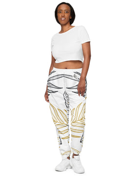 Palm leaves track pants