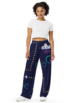 Video game All-over print unisex wide-leg pants