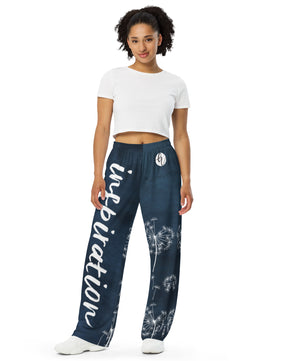 Inspiration All-over print unisex wide-leg pants