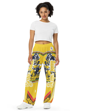 yells art All-over print unisex wide-leg pants