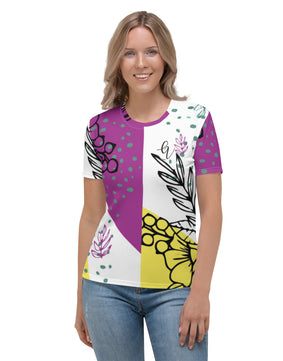 Ditzy plum Women's T-shirt