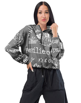 Resilience cropped windbreaker