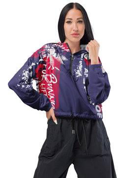 Red blue summers  windbreaker