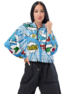 Cool bang cropped windbreaker