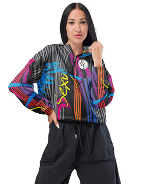 Summers cropped windbreaker