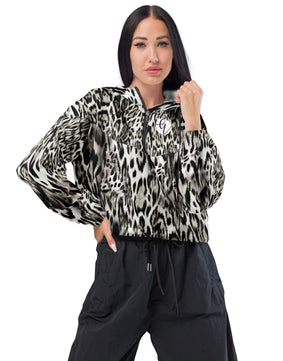 snow jaguar Women’s cropped windbreaker